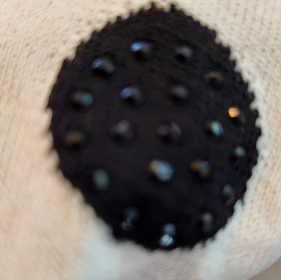 INC International Concepts White and Black Relaxed Short Sleeve Blouse - Size XL - Picture 4 of 6